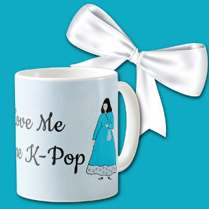 K-pop Korean Girl in Hanbok  Coffee Mug