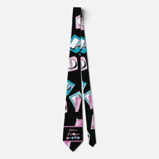 K-pop love korean music fan black pink blue tie