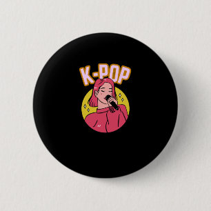 K-Pop Music 2 Inch Round Button