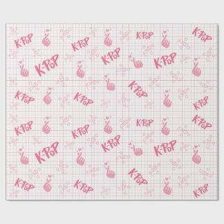 K-pop Pink Gift Wrap