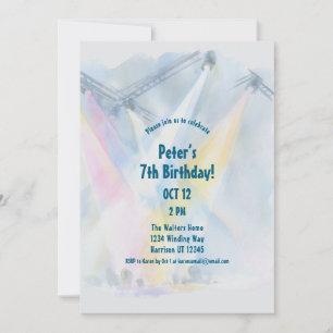 K Pop Preteen Birthday Invitation