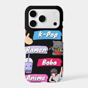 K-Pop, Ramen, Boba and Anime Pop Culture Fan