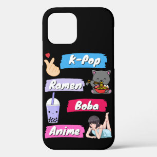 K-Pop, Ramen, Boba and Anime Pop Culture Fan    iPhone 12 Pro Case