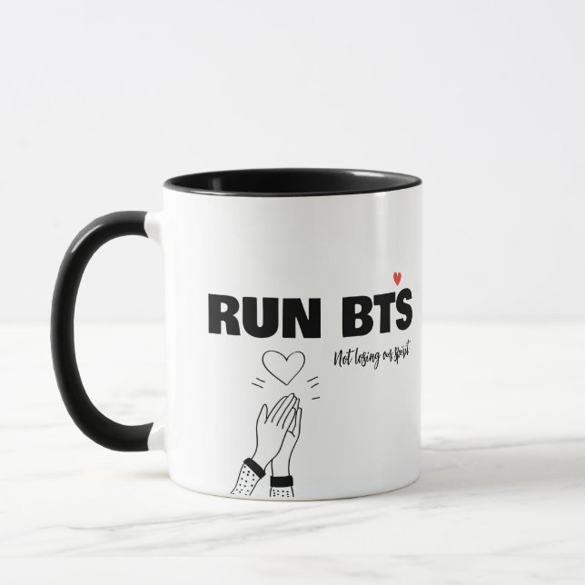 K-pop Run BTS Coffee Mug (Gauche)