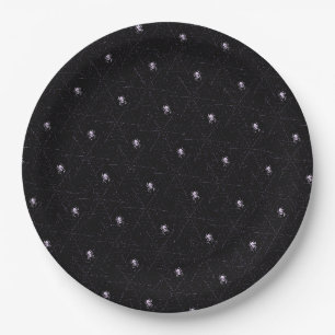 K-pop Spooky Hallyu Night Kawaii Halloween spider Paper Plate