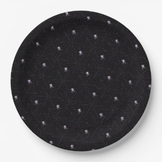 K-pop Spooky Hallyu Night Kawaii Halloween spider Paper Plate