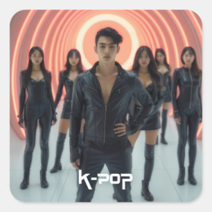 K-POP SQUARE STICKER