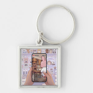 K-Pop Stray Pig Rabbit Live Robe Fandom Joke Keychain
