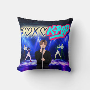 K-Pop Throw Pillow