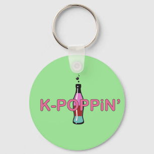 K-Poppin' Green Keychain