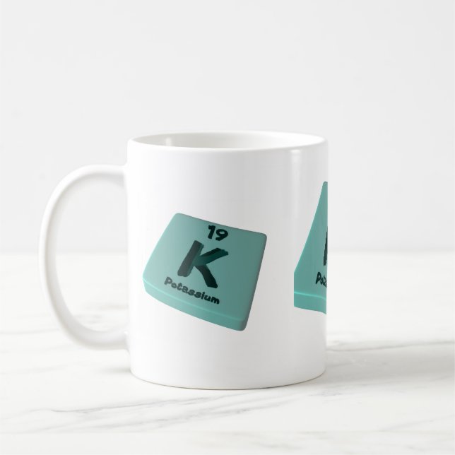 K Potassium Coffee Mug (Left)