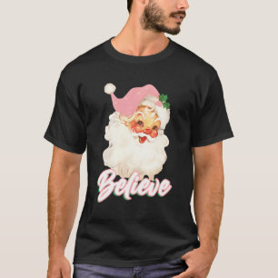 K Santa Claus K Believe Santa T-Shirt