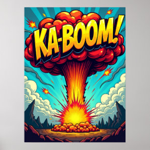 KA-BOOM ! Poster de l'explosion d'art pop