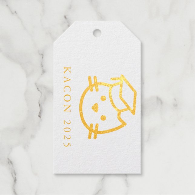 KA CON Foil Gift Tag (Front)