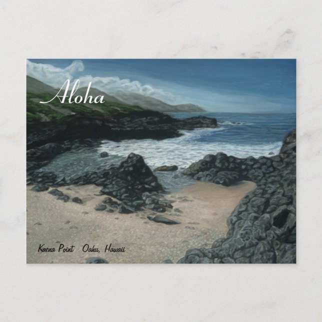 Ka`ena Point Post Card (Front)