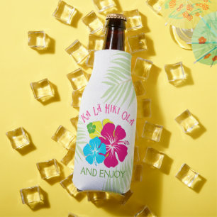 Ka Lā Hiki Ola Tropical Luau Party Favour Bottle Cooler