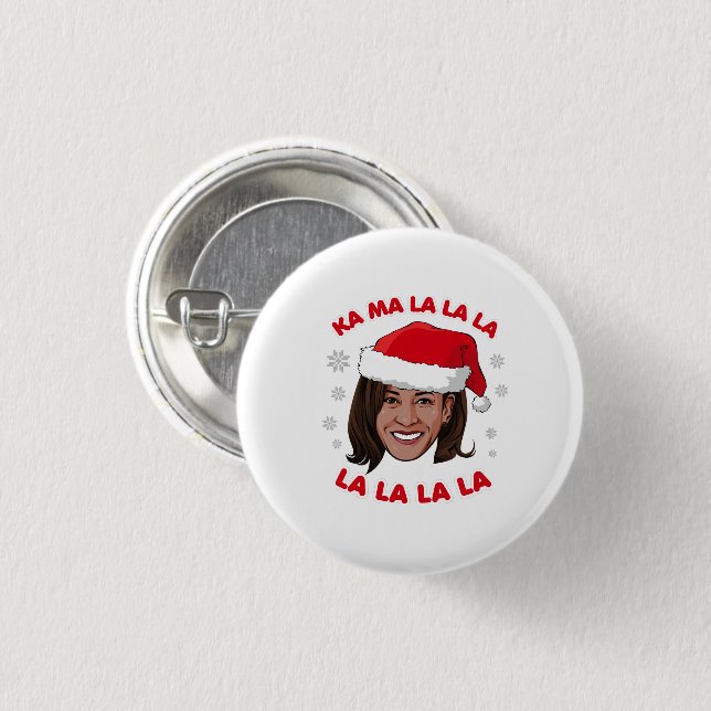 KA MA LA LA LA 1 INCH ROUND BUTTON (Front & Back)