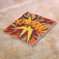 KA-POW Fun Retro Comic Book Pop Art