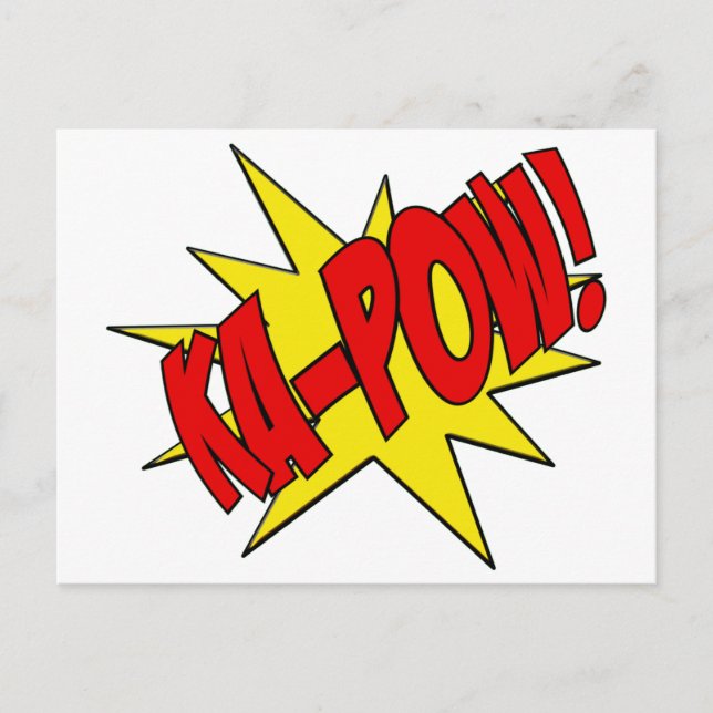 ka-pow postcard (Front)