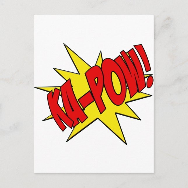 ka-pow postcard (Front)