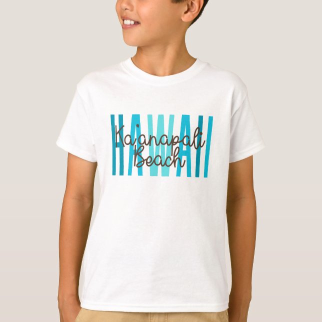 Ka'anapali Beach Hawaii (Ocean) T-Shirt (Front)