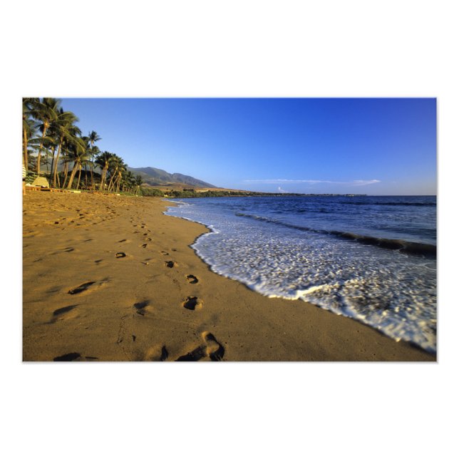 Kaanapali beach, Maui, Hawaii, USA Photo Print (Front)
