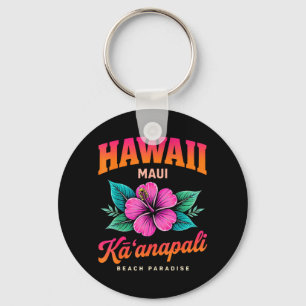 Kaanapali Hawaii Beach Paradise Summer Island Keychain
