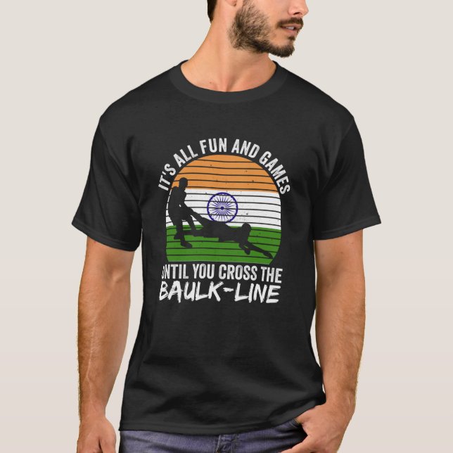 Kabaddi And Indian Kabaddi Player T-Shirt (Front)