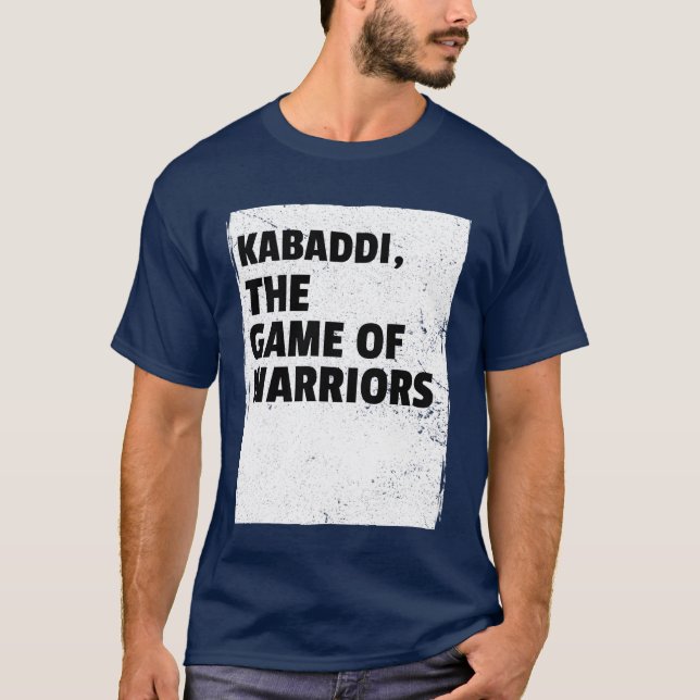 Kabaddihe Game of Warriors Sport friend retro T-Shirt (Front)