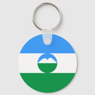 Kabardino Balkaria Flag Keychain