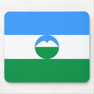 Kabardino Balkaria Flag Mouse Pad