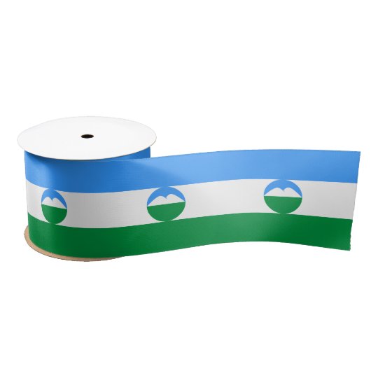 Kabardino-Balkaria Flag Satin Ribbon