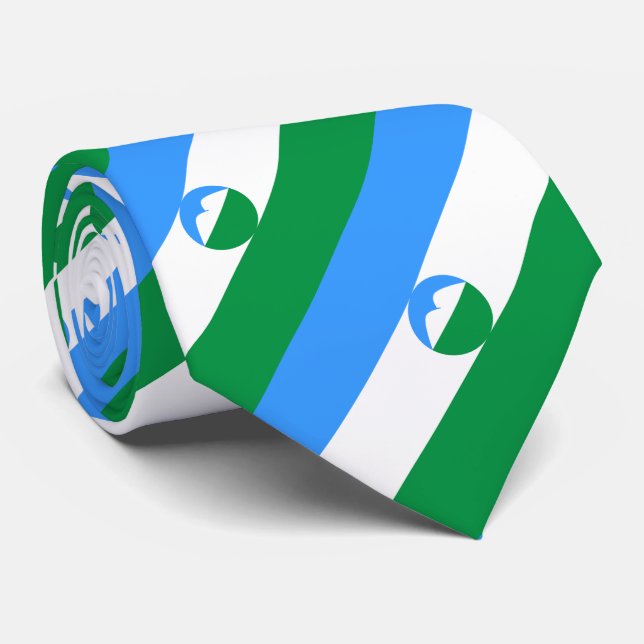 Kabardino Balkaria Flag Tie (Rolled)