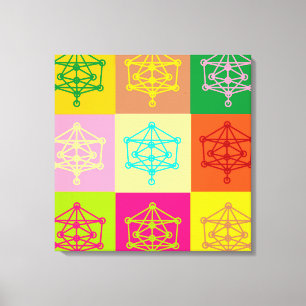 Kabbalah Pop Art Canvas Print