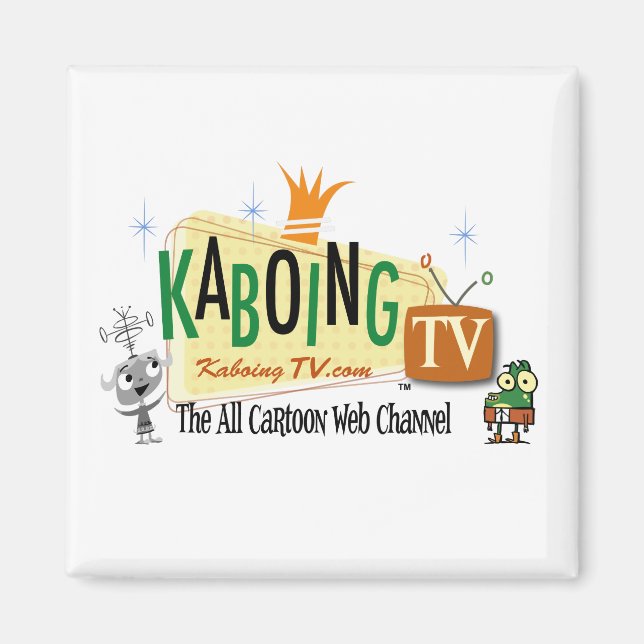 KaboingTV Square Magnet (Front)