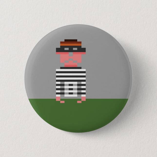 Kaboom 1 2 inch round button (Front)