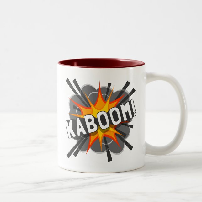 KABOOM! Two-Tone COFFEE MUG (Right)