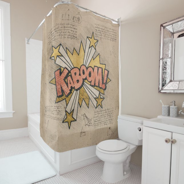 KABOOM! Vintage Comic Book Steampunk Pop Art (In Situ)
