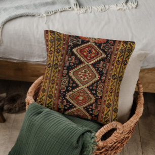 Kabristan carpet design throw pillow