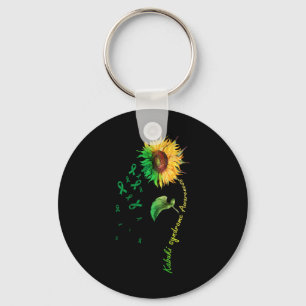 Kabuki Syndrome Awareness Sunflower Down Syndrome Keychain