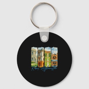 Kabul Afghanistan Traveling Lover Trip Brushstroke Keychain