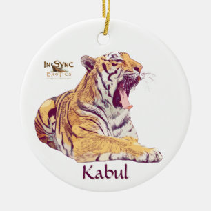 Kabul Vector Graphic Ceramic Ornament