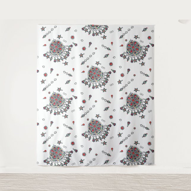 Kabyle jewelry tapestry (Front)