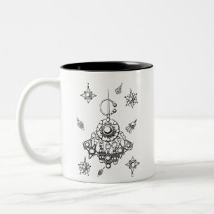 Kabyle jewelry Two-Tone coffee mug