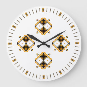 Kabyle Pattern Clock