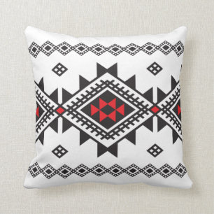 Kabyle pattern throw pillow