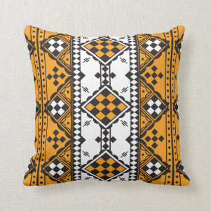 Kabyle pattern throw pillow