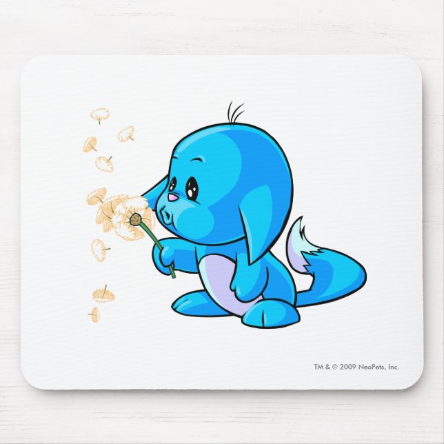 Kacheek Blue Mouse Pad (Front)