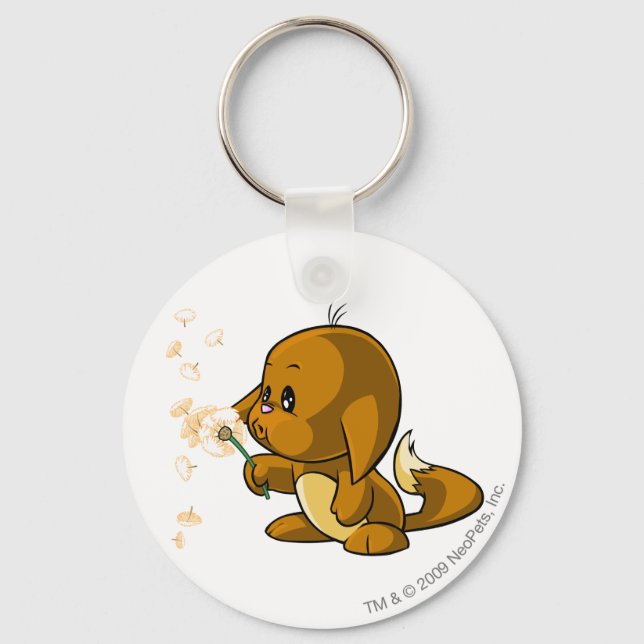 Kacheek Brown Keychain (Front)