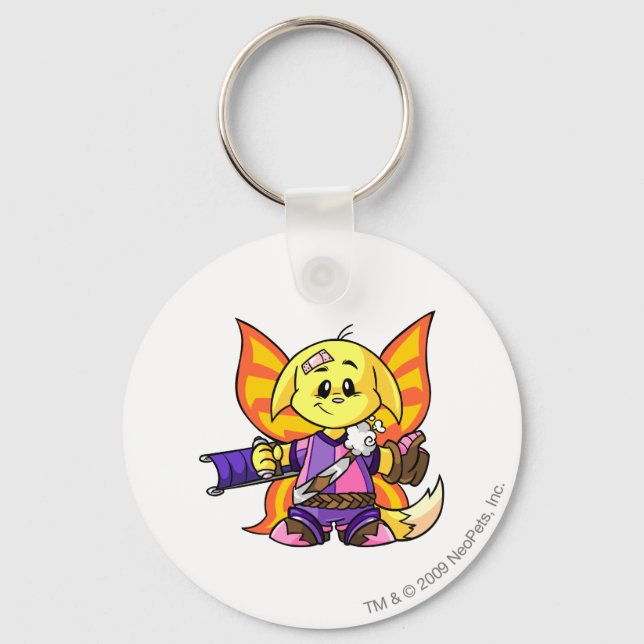 Kacheek Faerieland Player Keychain (Front)